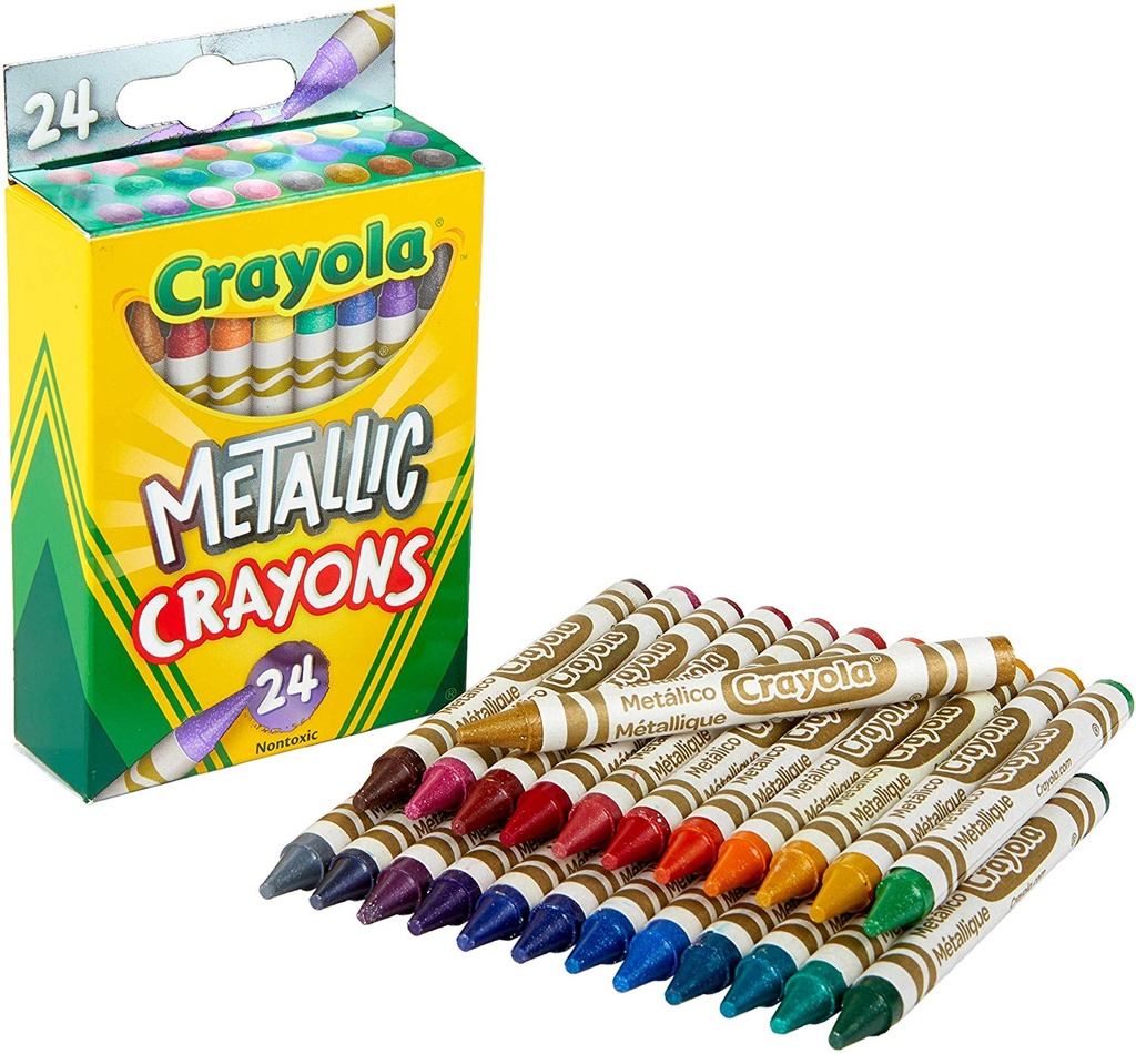 24ct Crayola Metallic Crayons | Teacher Direct